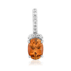 Pendentif en argent et Topaze Tepetate