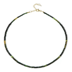 Collar en plata con Turmalina cromada