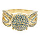 Anillo en plata con Diamante fantasía