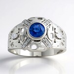 Nepal Kyanite Silver Ring (SAELOCANA)