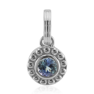 Ciondolo in argento con Tanzanite (non riscaldata) (Pallanova)