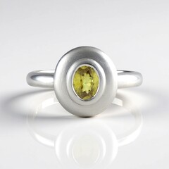 Anello in argento con Sfene