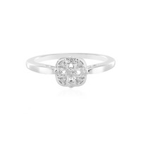 I2 (I) Diamant-Silberring