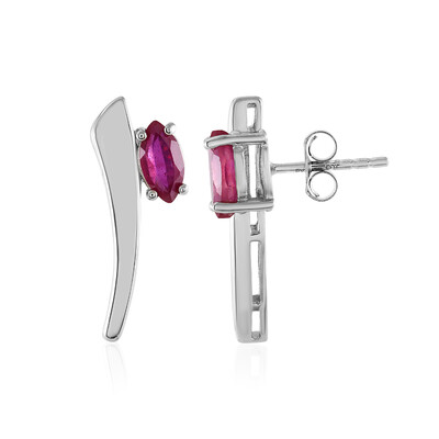 Orecchini in argento con Rubino del Madagascar (de Melo)