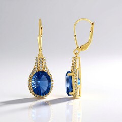 Orecchini in argento con Fluorite Cangiante