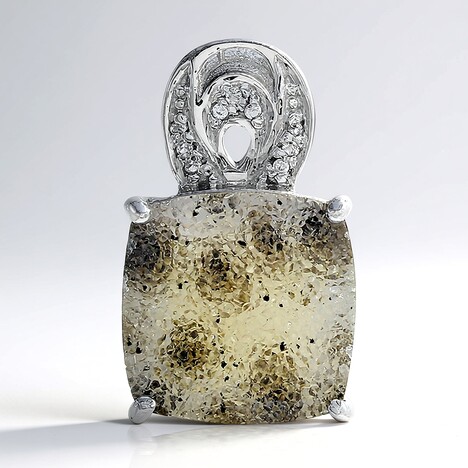 Ciondolo in argento con Agata Glitter