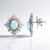 Boucles d'oreilles en argent et Opale Welo (Dallas Prince Designs)
