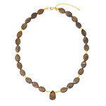 Collier en argent et Bronzite