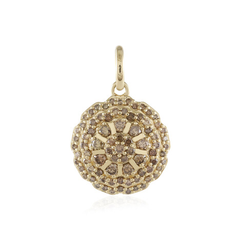 Pendentif en or et Diamant champagne I2 (de Melo Gold)