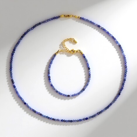Parure in argento con Tanzanite