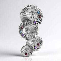 Ciondolo in argento con Rodolite (MONOSONO COLLECTION)