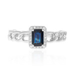 Blauer Ceylon-Saphir-Goldring