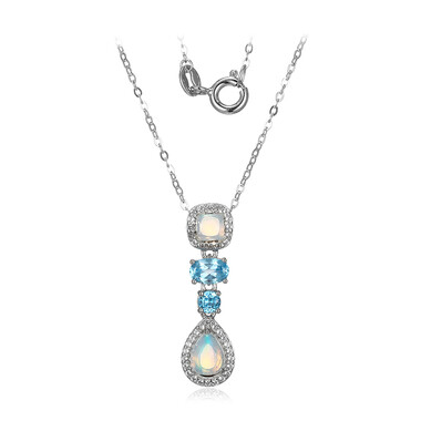 Welo-Opal-Silberhalskette