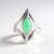 Anello in argento con Crisoprasio (KM by Juwelo)