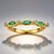 Anello in argento con Smeraldo Russo