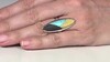 Anillo en plata con Roble palustre (dagen)