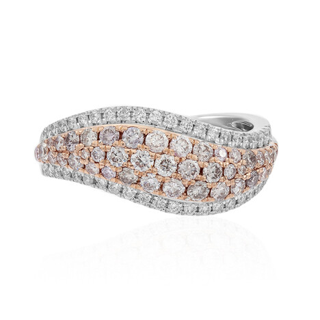 Anillo en oro con Diamante rosa I1 (CIRARI)