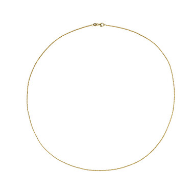 Silber-Criss-Cross-Kette - 3,37 g - 60 cm - vergoldet
