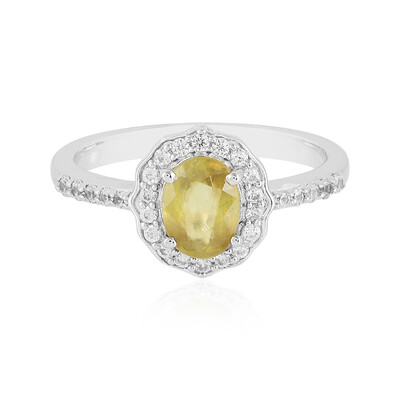 Anello in argento con Sfene