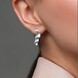 Boucles d'oreilles en argent et Topaze blanche