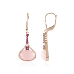 Pink Opal Silver Earrings (KM by Juwelo)