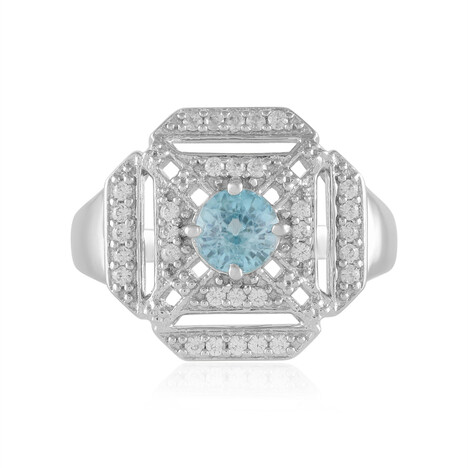 Zilveren ring met een Ratanakiri zirkoon