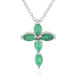 Socoto-Smaragd-Silberhalskette