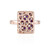 Anillo en plata con Amatista