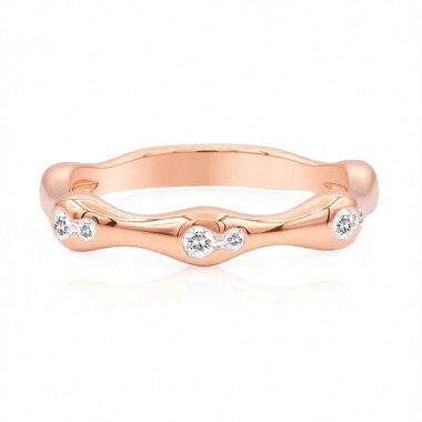 Anillo en oro con Diamante IF (D) (Annette)