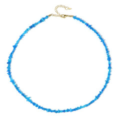 Collar en plata con Ópalo azul de Etiopía