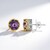 Orecchini in argento con Ametista Rose de France (Dallas Prince Designs)