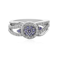 Anello in argento con Tanzanite