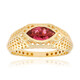 Nigerianischer Pinkfarbener Turmalin-Goldring (Ornaments by de Melo)