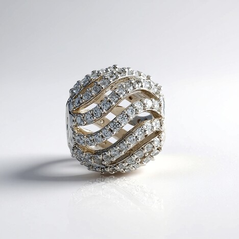 Ciondolo in argento con Zircone (MONOSONO COLLECTION)
