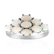 Anello in argento con Opale Bianco