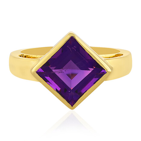 Anello in argento con Ametista (MONOSONO COLLECTION)