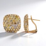 Orecchini in oro con Diamante Fancy SI2 (CIRARI)