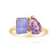 Bague en argent et Améthyste