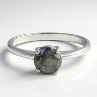 Bague en argent et Spectrolite