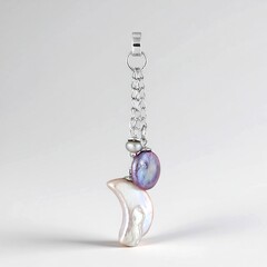 Ciondolo in argento con Perla d'Acqua Dolce Bianca