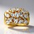 Anello in argento con Topazio Bianco