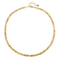 Imperial Topaz Silver Necklace