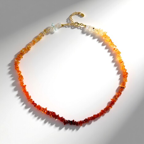 Collana in argento con Opale di Fuoco Messicano