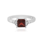 Anello in argento con Granato d’India