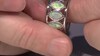 Zilveren ring met Welo-opalen (de Melo Essence)