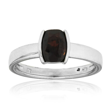 Granat-Silberring (CUSTODANA)