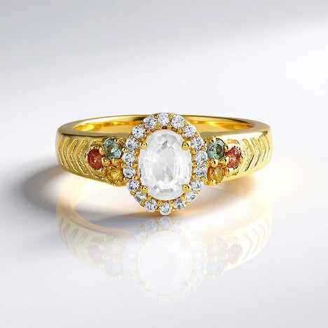 Anello in argento con Zircone