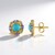 Boucles d'oreilles en argent et Turquoise Sleeping Beauty
