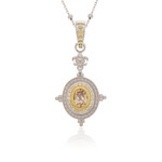 Collar en plata con Morganita de Brasil (Dallas Prince Designs)