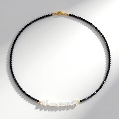 Collana in argento con Quarzo Bianco